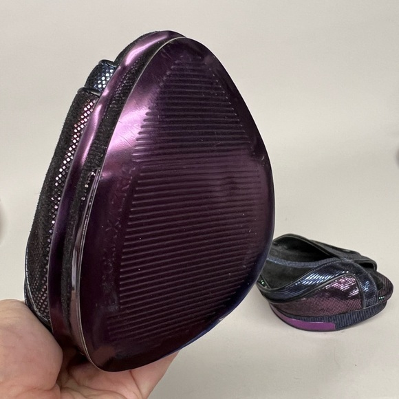 NWOT bcbg maxazria metallic platform heels 8.5 - Picture 6 of 6